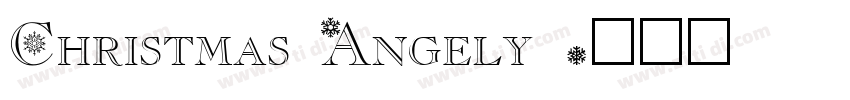 Christmas Angely 字体转换 Christmas Angely 字体转换